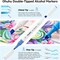 Ohuhu Markers, 48-color Double Tipped Alcohol Markers, Chisel & Fine Alcohol-based Art Marker Set for Adults Coloring Illustration, Great Value Pack for Students' Art Class, Better Designed Grip